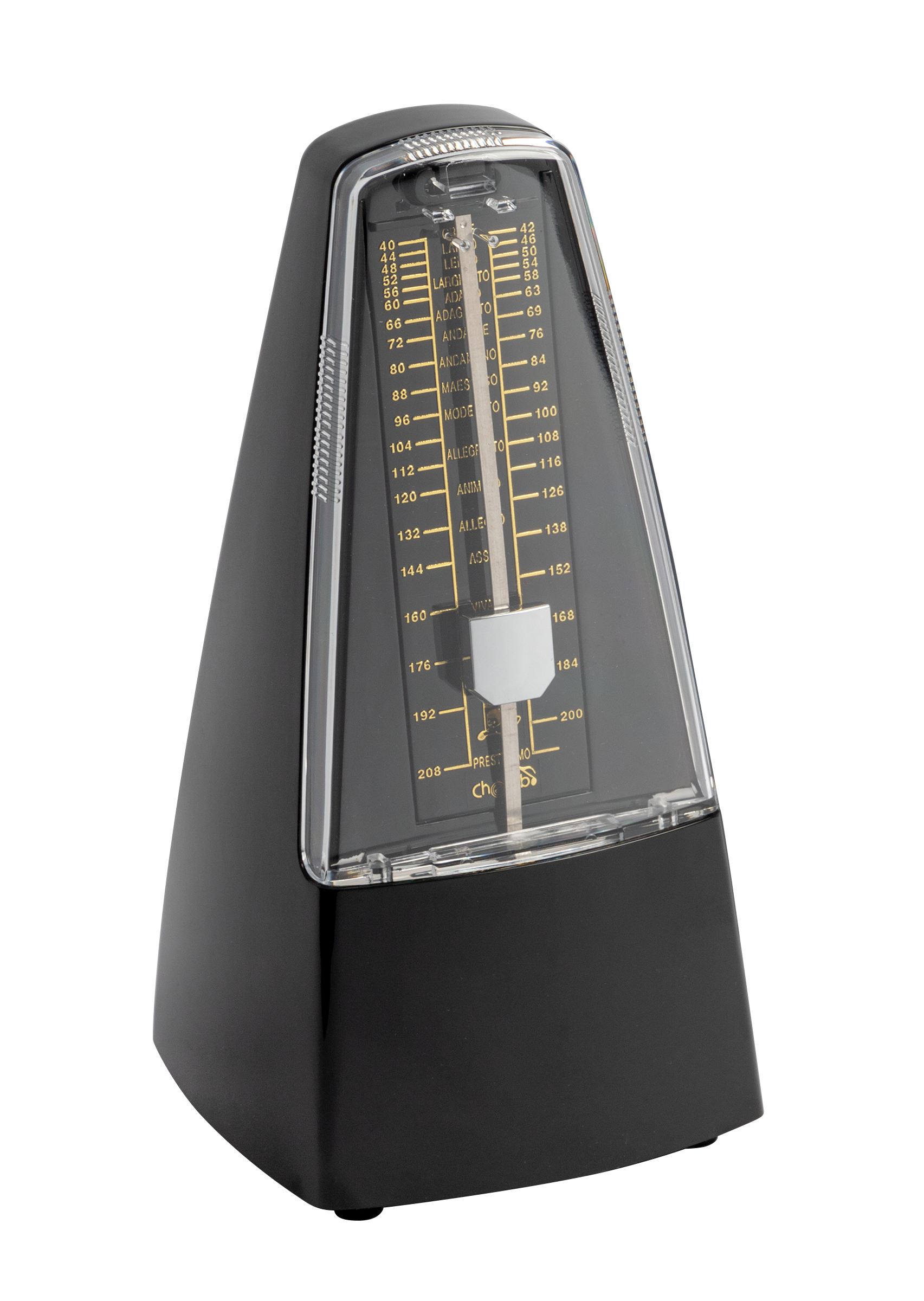 CHERUB | WSM305B | Pyramid Style Mechanical Metronome with Bell. CHERUB | WSM305B | Pyramid Style Mechanical Metronome with Bell.